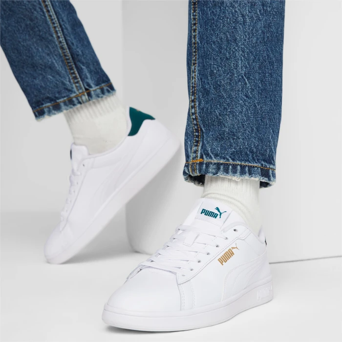 Puma Smash 3.0 L puma white/malachite/puma gold