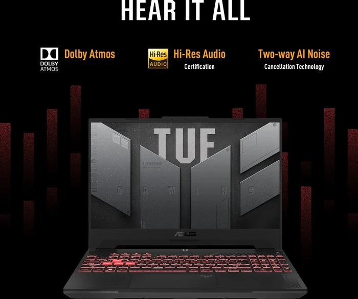 ASUS TUF Gaming A15 (2023) FA507XI-LP018, Mecha Gray, Ryzen 9 7940HS, 16GB RAM, 1TB SSD, GeForce RTX 4070, DE