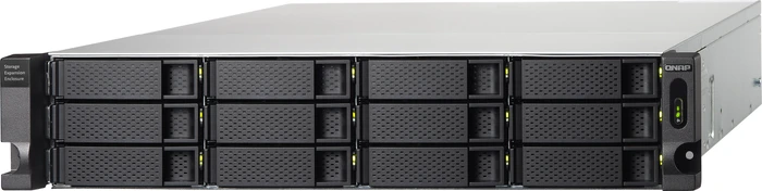 QNAP Rack Expansion Unit TL-R1200C-RP, 1x USB-C 3.1, 2HE