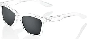 100% Hudson polished crystal haze/black mirror lens