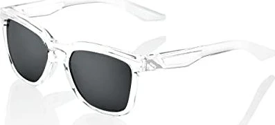 100% Hudson polished crystal haze/black mirror lens