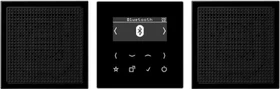 Jung Serie LS Smart Radio DAB+ Bluetooth Set Stereo, schwarz