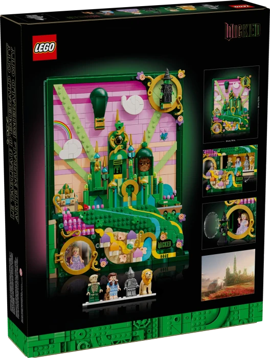 LEGO Wicked - Emerald City Wandkunst