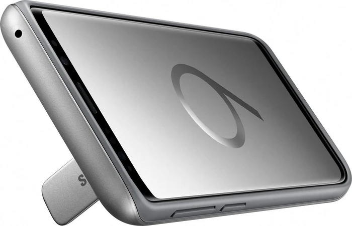 Samsung Protective Standing Cover für Galaxy S9 silber