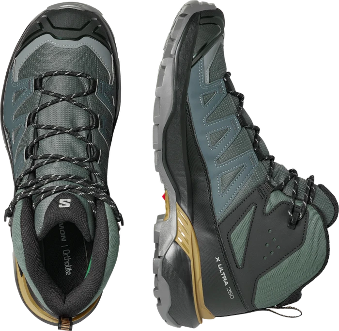 Salomon X Ultra 360 Mid GTX urban chic/black/brilliant olive (Herren)