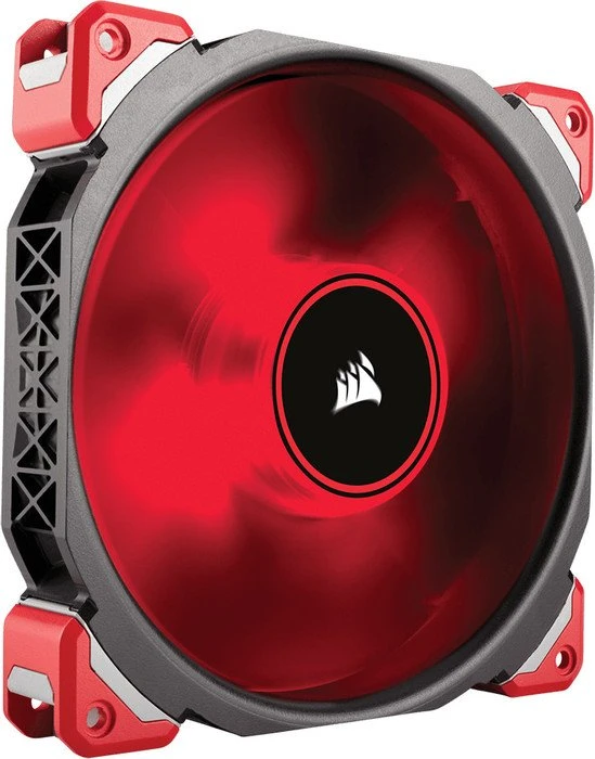 Corsair ML Series ML140 PRO LED Red Premium Magnetic Levitation Fan, 140mm