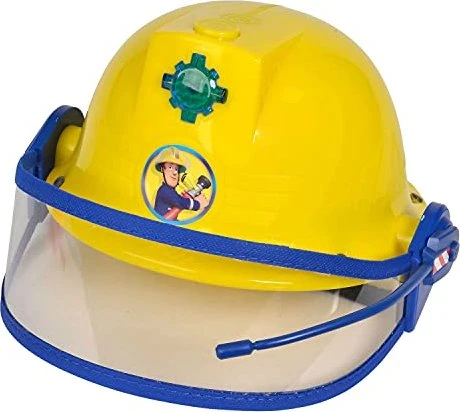 Simba Toys Feuerwehrmann Sam Helm mit Licht und Sound
