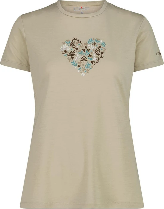 CMP Performance Merino Funktionsshirt kurzarm cream (Damen)