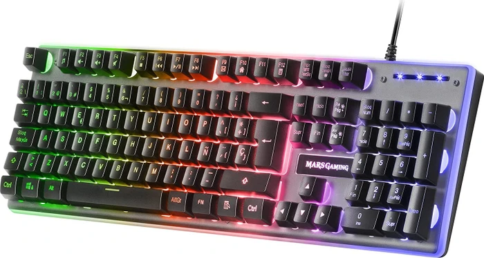Mars Gaming MK220W, grau, LEDs RGB, USB, FR