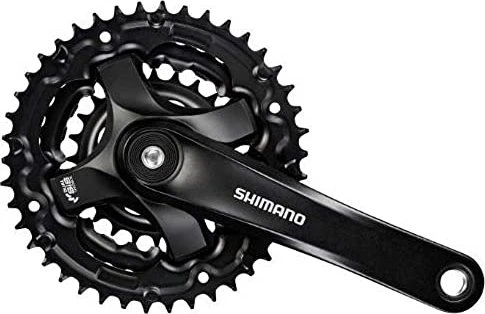 Shimano Tourney FC-TY501 42/34/24 Zähne Kurbelgarnitur 170mm schwarz