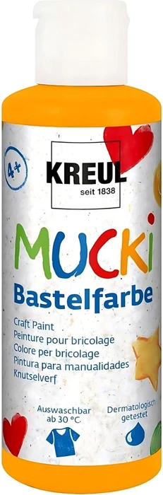 Kreul Mucki Bastelfarbe, orange, 80ml