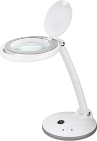 Wentronic Goobay LED-Stand-Lupenleuchte, 6W, 1.75x, 3 Dioptrien weiß