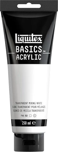 Liquitex Basics Acrylic transparent mixing white, 250ml