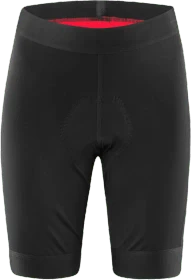 Löffler Basic Gel Tights Fahrradhose kurz schwarz (Damen)