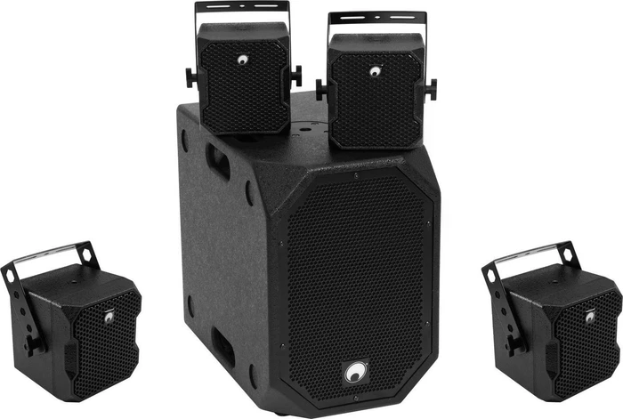 Omnitronic BOB-10A + 4x BOB-4 schwarz