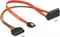 DeLOCK 22-Pin SATA 6Gb/s [Buchse] auf 7-Pin SATA [Buchse] + 15-Pin SATA [Stecker] Adapterkabel Vorschaubild