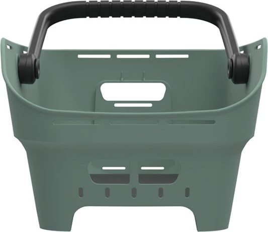 Basil Cento Neo Multi NX Fahrradkorb silvergreen