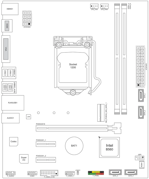 Biostar B560MHP (Intel 1200)