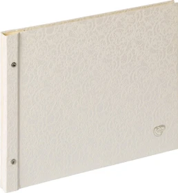 Semikolon Buchschraubenalbum Sinfonia Wedding Music, 38x31cm, weiß