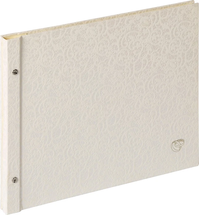 Semikolon Buchschraubenalbum Sinfonia Wedding Music, 38x31cm, weiß