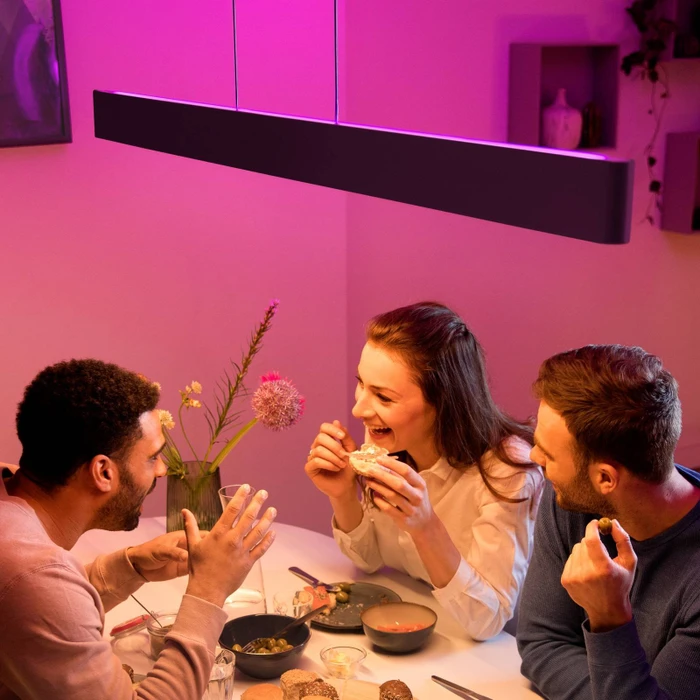Philips Hue White and Color Ambiance Ensis Pendelleuchte schwarz