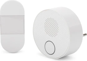 Entac Türklingel AC Plug-in mit Bewegungssensor-Schalter, Gong