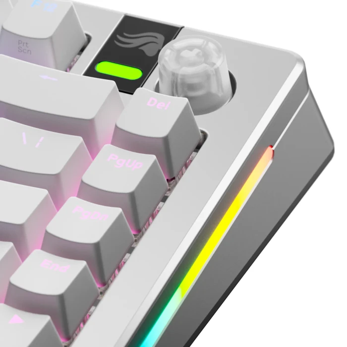 Glorious Gaming Rotary Knob für GMMK 3 PRO Tastatur und GMMK Numpads, Kunststoff (PC), ExoFrost, transparent, 1 Taste
