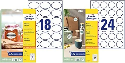 Avery-Zweckform Etiketten ablösbar