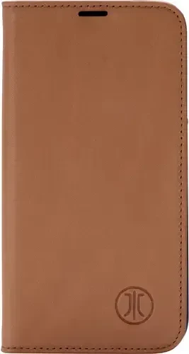JT Berlin Book Case Tegel für Apple iPhone 16 Cognac