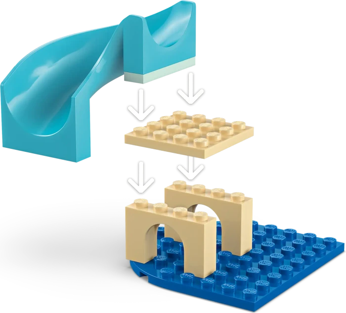 LEGO Gabbys Puppenhaus - Meerjungfrau Gabbys Aquarium Abenteuer