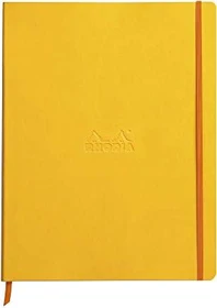 Rhodia Boutique Cahier, A4+, liniert, Softcover, gelb, 80 Blatt