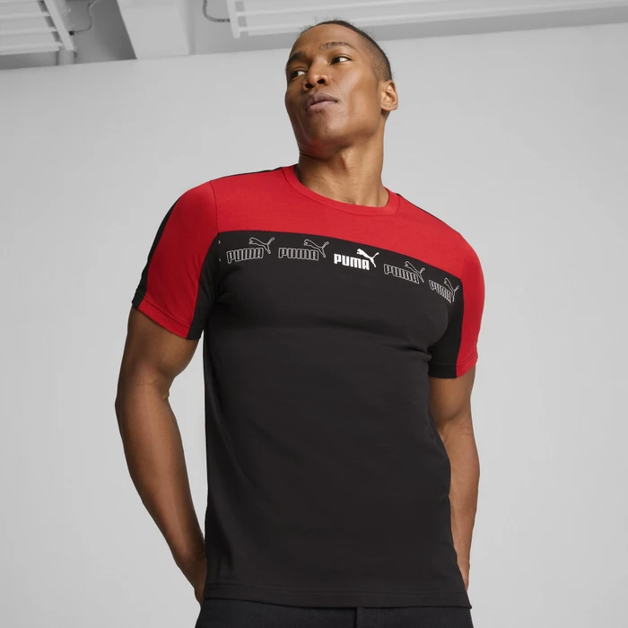 Puma Around The Block T-Shirt kurzarm for all time red (Herren)