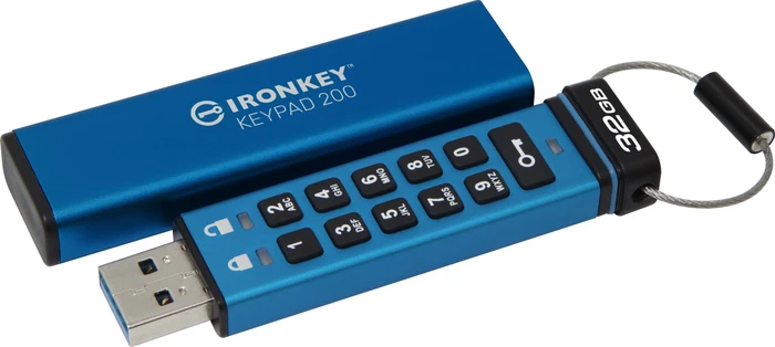 Kingston IronKey Keypad 200 32GB, USB-A, USB 3.2 Gen 1×1
