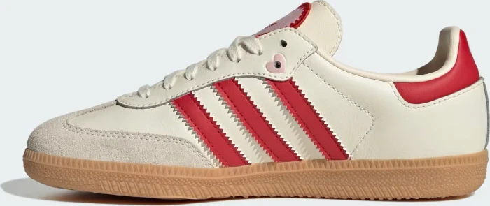 adidas Samba OG cream white/better scarlet/gum (Junior)