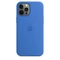 Apple Silikon Case mit MagSafe für iPhone 12 Pro Max capriblau Vorschaubild