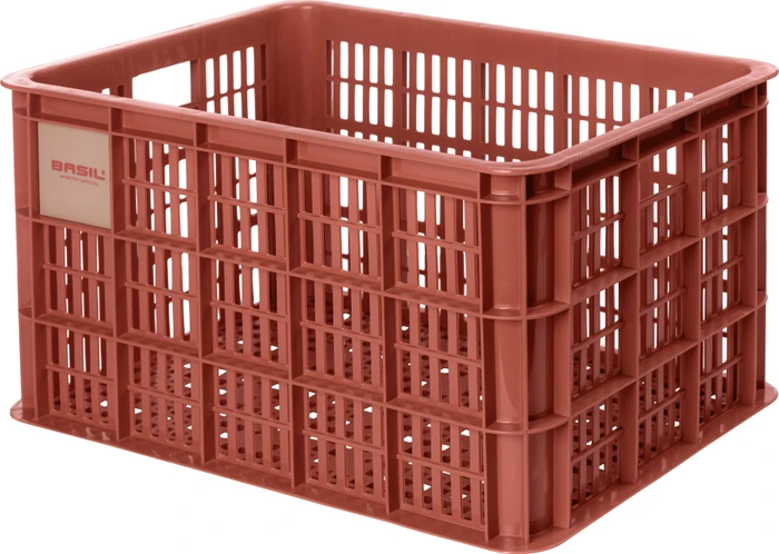 Basil Crate L Fahrradkorb terra red