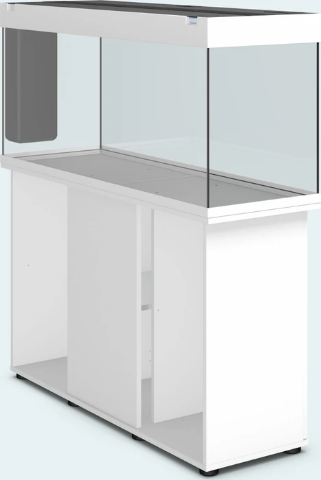 Juwel Rio 240 LED Aquarium-Set mit Unterschrank, weiß/weiß, 240l