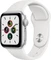 Apple Watch SE (GPS) 40mm silber mit Sportarmband weiß Vorschaubild