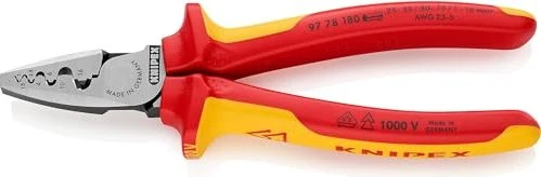 Knipex Crimpzange, 18cm