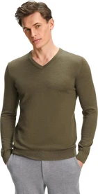 Falke Basic Apparel V-Ausschnitt Pullover wood mel. (Herren)