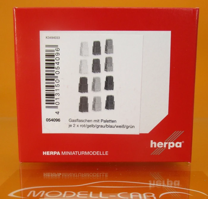 Herpa Gasflaschen mit Gitterbox