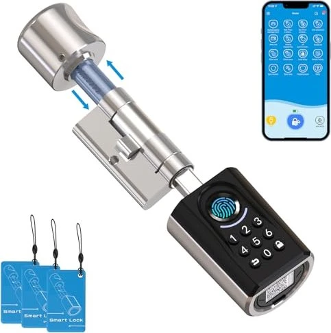 Welock ToucA51 Fingerprint Lock, silber