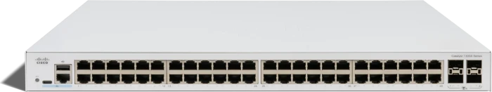 Cisco Catalyst 1300X Rackmount Gigabit Managed Switch, 48x RJ-45, 4x SFP28