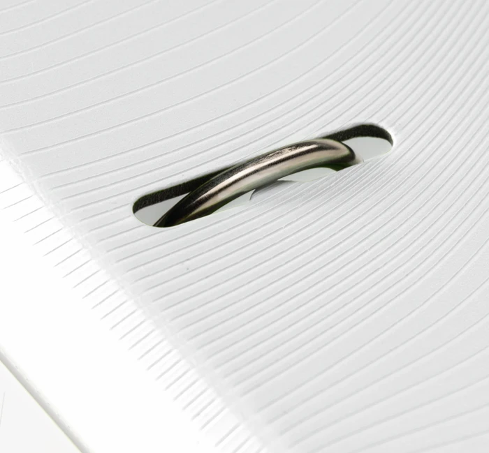 Brunnen Wave Ordner 2-Ring, 70mm, A4, weiß