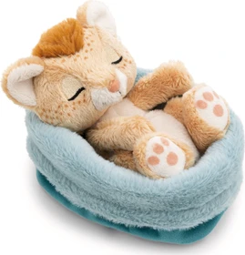 Nici Sleeping Pets Wild Cat Löwe im blauen Körbchen 12cm