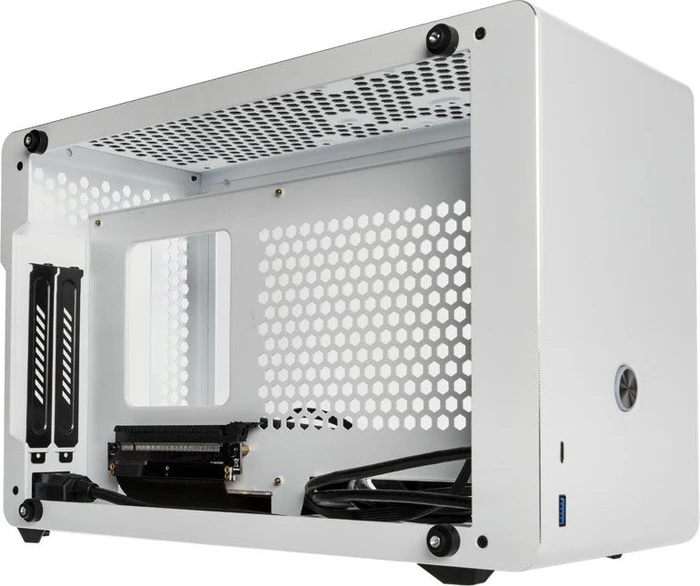 Raijintek Ophion, weiß, Glasfenster, Mini-ITX