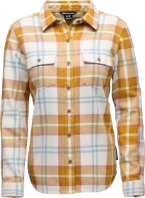 Black Diamond Project Twill Hemd langarm amber/off white (Damen)