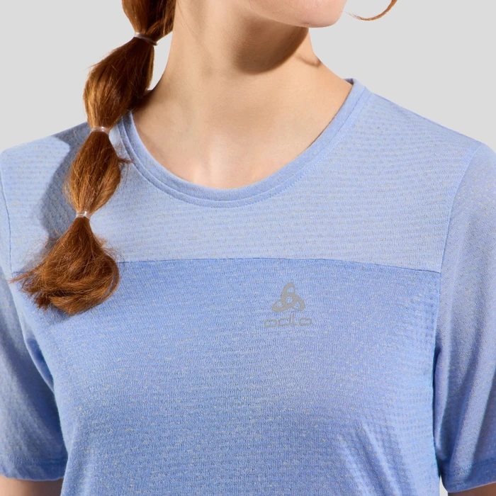 Odlo X-Alp Linencool MTB Funktionsshirt kurzarm persian jewel/blue heron (Damen)