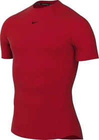 Nike Pro Funktionsshirt kurzarm university red/black (Herren)