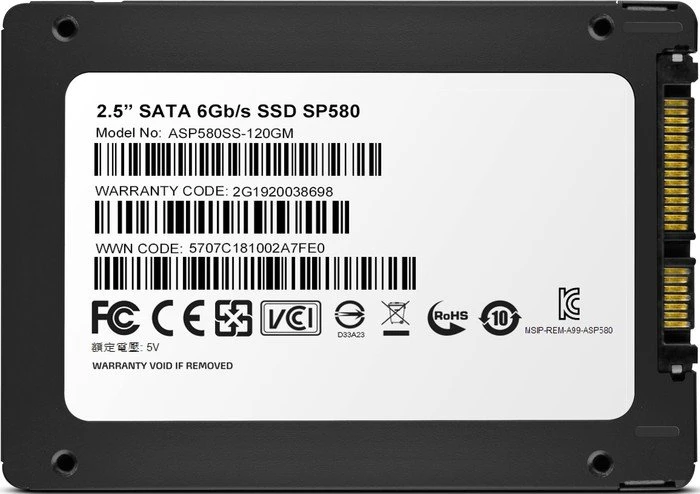 ADATA Premier SP580 120GB, 2.5" / SATA 6Gb/s